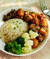 板栗烧鸡饭的做法