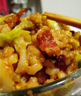 酱油培根炒饭