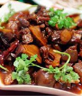 酸辣狗肉的做法