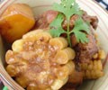 玉米烧鸡架